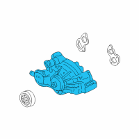 OEM 2005 Chevrolet Express 1500 Water Pump Diagram - 12703898
