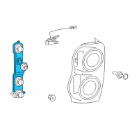 OEM 2004 Dodge Durango Socket-Tail, Stop, And Turn Lamp Diagram - 5133182AB