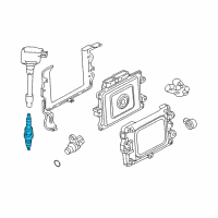 OEM 2018 Honda CR-V Spark Plug (Ilzkar8J8Sy) (Ngk) Diagram - 12290-5PA-A01