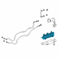 OEM 2017 GMC Sierra 2500 HD Transmission Cooler Diagram - 84173164