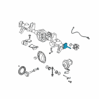 OEM 2008 Jeep Commander Rear Axle Shaft Right Diagram - 52111899AA