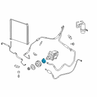 OEM Mercury Tracer Clutch Coil Diagram - F5VY-19D798-A