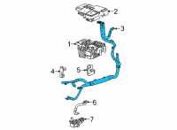 OEM 2022 Chevrolet Trailblazer Positive Cable Diagram - 42750503