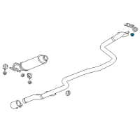 OEM 2017 GMC Sierra 3500 HD Engine Cover Nut Diagram - 11546438