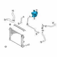 OEM 2018 Toyota Prius Reservoir Diagram - 164A2-37012