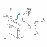 OEM Toyota C-HR Reservoir Hose Diagram - 16261-0T250