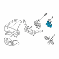 OEM 2019 Kia Rio Body & Switch Assembly-S Diagram - 81910D3100