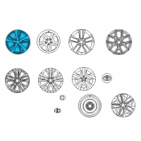 OEM 2015 Toyota RAV4 Wheel, Alloy Diagram - 42611-0R160