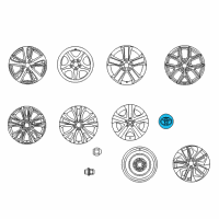 OEM 2013 Toyota RAV4 Center Cap Diagram - 42603-0R010