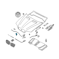 OEM 2001 BMW 325xi Lock, Upper Part Diagram - 51-23-8-229-807