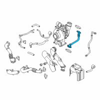 OEM GMC Savana 3500 Oil Pipe Diagram - 97303638