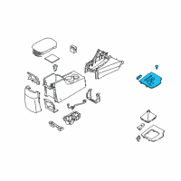 OEM Hyundai Sonata Cover-Center Console Upper Diagram - 84630-3K020-4N