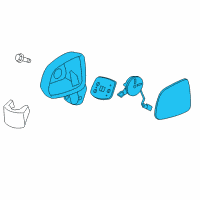 OEM 2015 Chevrolet Captiva Sport Mirror Assembly Diagram - 19299228