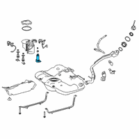 OEM 2019 Lexus ES350 Fuel Pump Assembly W/Filter Diagram - 23220-31330