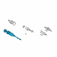 OEM 2005 Toyota Matrix Outer Joint Diagram - 42370-19155