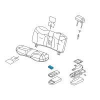 OEM Mercury Cup Holder Diagram - 6W1Z-5413562-CA