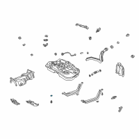 OEM 2001 Toyota Highlander Fuel Tank Gasket Diagram - 90430-12245