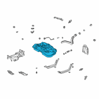 OEM 2001 Toyota Highlander Fuel Tank Diagram - 77001-48060