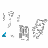 OEM 2019 Chevrolet Malibu Crankshaft Sensor Diagram - 55492970