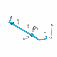 OEM BMW 760Li Stabilizer Front With Rubber Mounting Diagram - 31-35-6-788-720