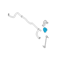 OEM 2019 Nissan Rogue Sport Bush-Stabilizer Diagram - 54613-JG03B