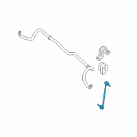 OEM 2018 Nissan Rogue Rod Assy-Connecting, Stabilizer Diagram - 54668-1AA0E