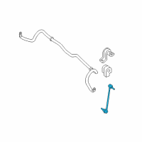 OEM 2015 Nissan Quest Rod Assy-Connecting, Stabilizer Diagram - 54668-1AA0E