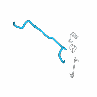 OEM 2012 Nissan Rogue Stabilizer-Front Diagram - 54611-JM00B