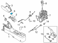 OEM 2021 Nissan Versa Indicator-Automatic Transmission Control Diagram - 96944-5RB0A