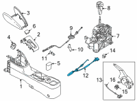 OEM 2021 Nissan Versa Cable Assy-Key Interlock Diagram - 34908-5RA0A