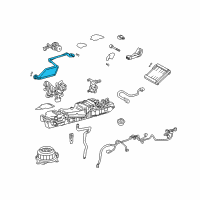 OEM 2010 Lexus LS600h Tube & Accessory Assembly Diagram - 88710-50A20