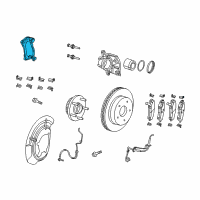 OEM Ram Adapter-Disc Brake CALIPER Diagram - 68003699AA