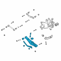 OEM 2022 Kia Sportage Arm Complete-Rear Lower Diagram - 55210D9050