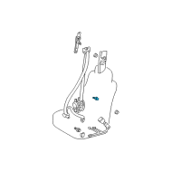 OEM 2005 Toyota Echo Inlet Pipe Bolt Diagram - 90080-10185