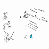 OEM Toyota Tercel Front Washer Pump Diagram - 85310-20190