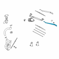 OEM 1996 Toyota RAV4 Front Windshield Wiper Arm, Right Diagram - 85211-42030