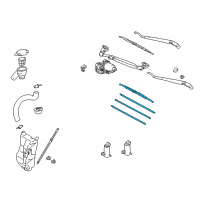 OEM 2000 Toyota RAV4 Front Blade Diagram - 85212-47021