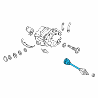 OEM BMW X6 Repair Kit Bellows, Interior Diagram - 33-21-7-608-177