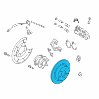 OEM 2017 Ford C-Max Rotor Diagram - CV6Z-2C026-C