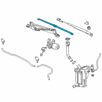 OEM 2018 Chevrolet Trax Front Blade Diagram - 42733851