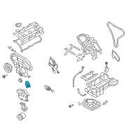 OEM Nissan Quest Cover-Belt, Back Diagram - 13570-JA10A