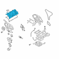 OEM 2012 Nissan Murano Cover Assy-Valve Rocker Diagram - 13264-JP01B