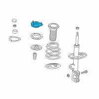 OEM 2016 Toyota RAV4 Strut Mount Diagram - 48609-0R030