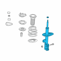 OEM 2018 Toyota RAV4 Strut Diagram - 48510-8Z276