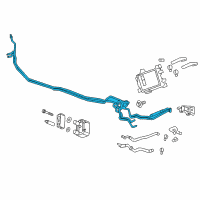 OEM 2018 Cadillac CT6 Hose & Tube Assembly Diagram - 84205517