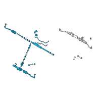 OEM 2008 Hyundai Santa Fe Gear & Linkage Assembly-Power Steering Diagram - 57700-2B000