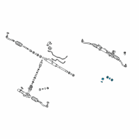 OEM 2009 Hyundai Santa Fe Seal Kit-Power Steering Gear Diagram - 57790-2BA00