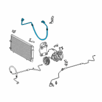 OEM 2004 Toyota Camry Discharge Hose Diagram - 88711-06110