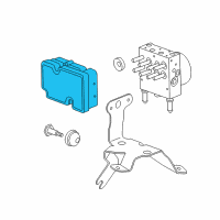 OEM Saturn Sky Electronic Brake Control Module Kit Diagram - 25810528