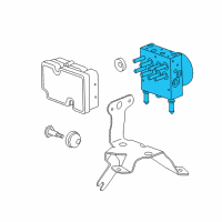 OEM Pontiac Solstice Brake Pressure Modulator Valve Kit Diagram - 19301492